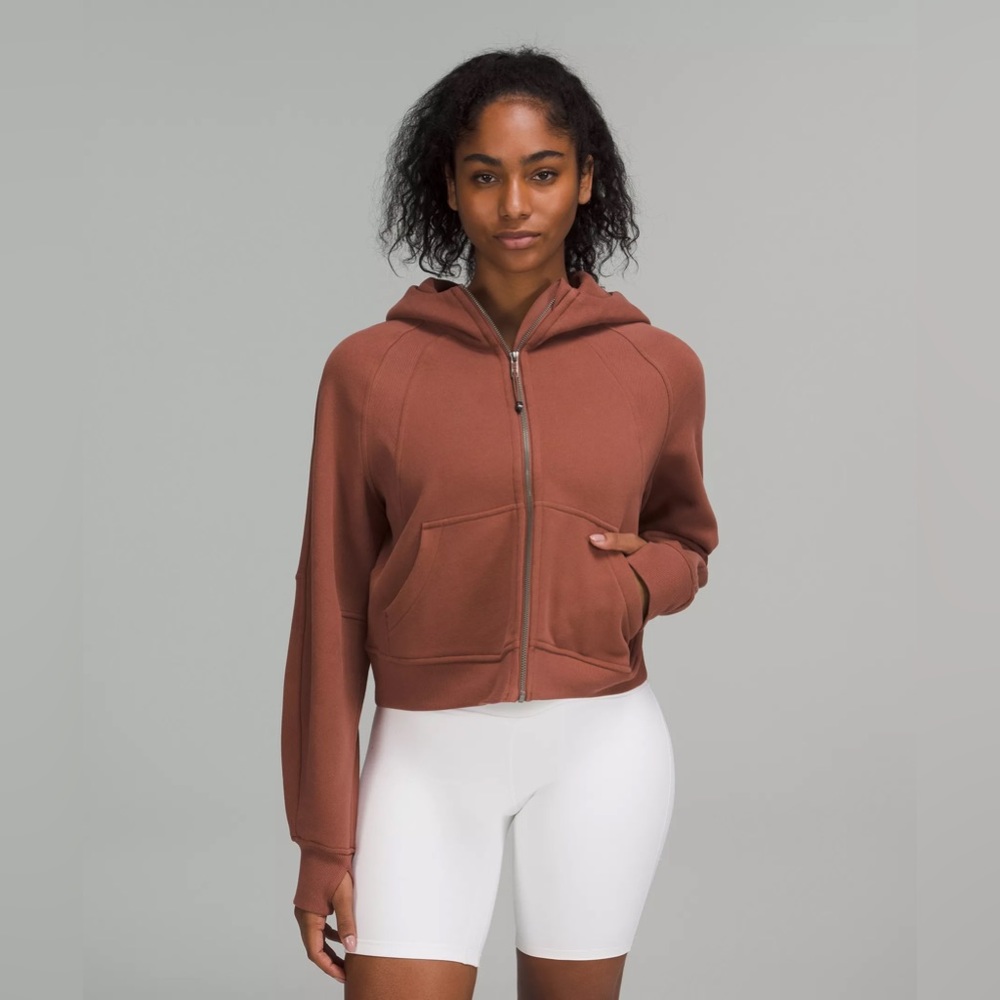 Lululemon Scuba Oversized Full-Zip in Ancient Copper, XS/S